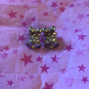 Silver Bell Shaped Earrings